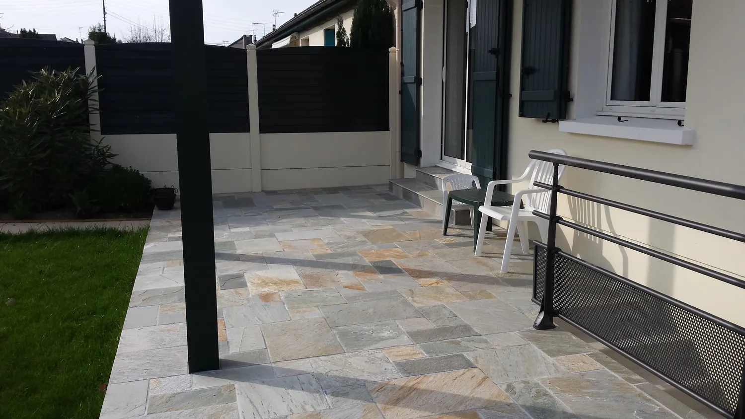 extension de maison louverne