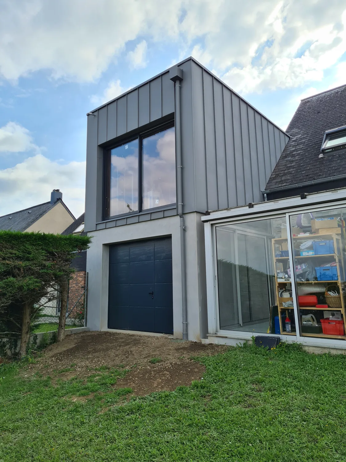 extension de maison louverne